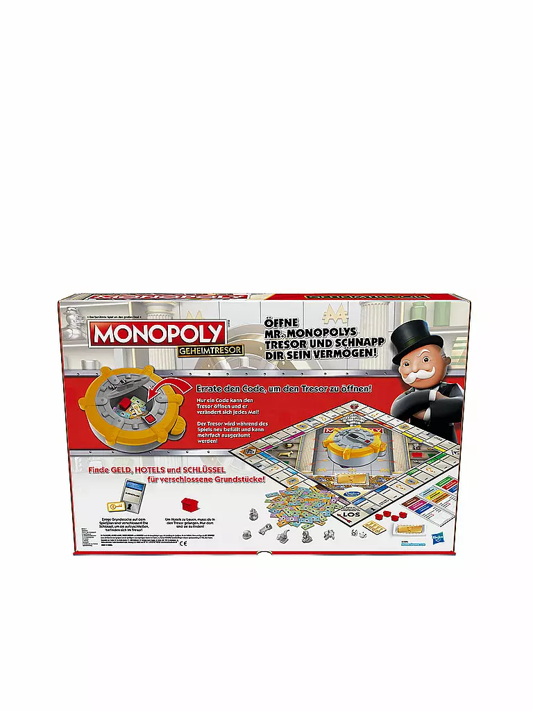 HASBRO | Brettspiel - Monopoly Geheimtresor | keine Farbe