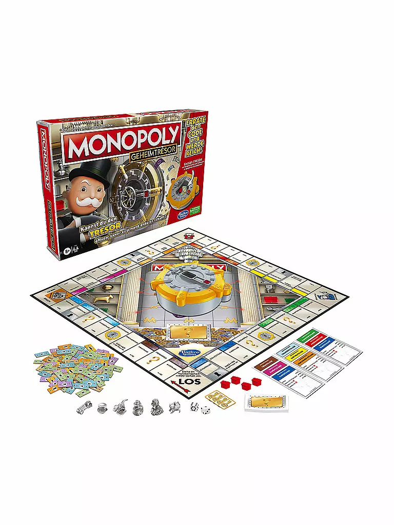 HASBRO | Brettspiel - Monopoly Geheimtresor | keine Farbe