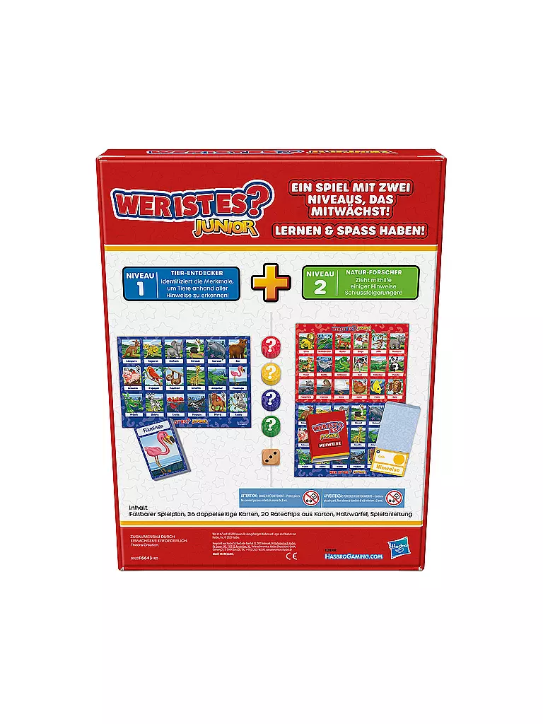 HASBRO | Brettspiel - Wer ist es? Junior | keine Farbe