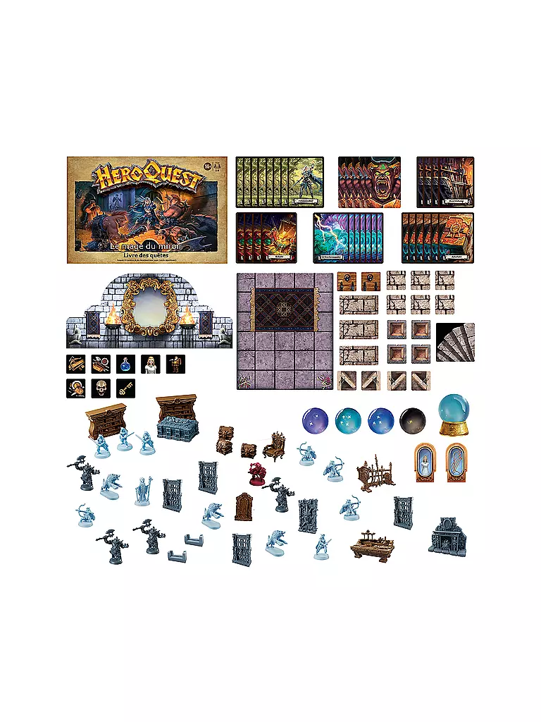 HASBRO | HeroQuest Die Spiegelmagierin Abenteuerpack | keine Farbe