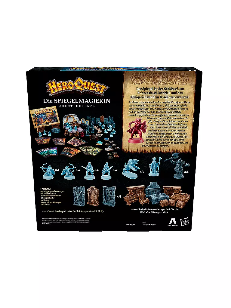 HASBRO | HeroQuest Die Spiegelmagierin Abenteuerpack | keine Farbe
