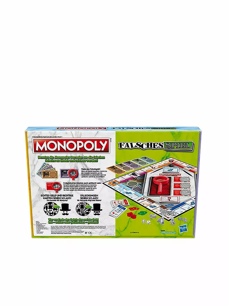 HASBRO | Monopoly Falsches Spiel | keine Farbe