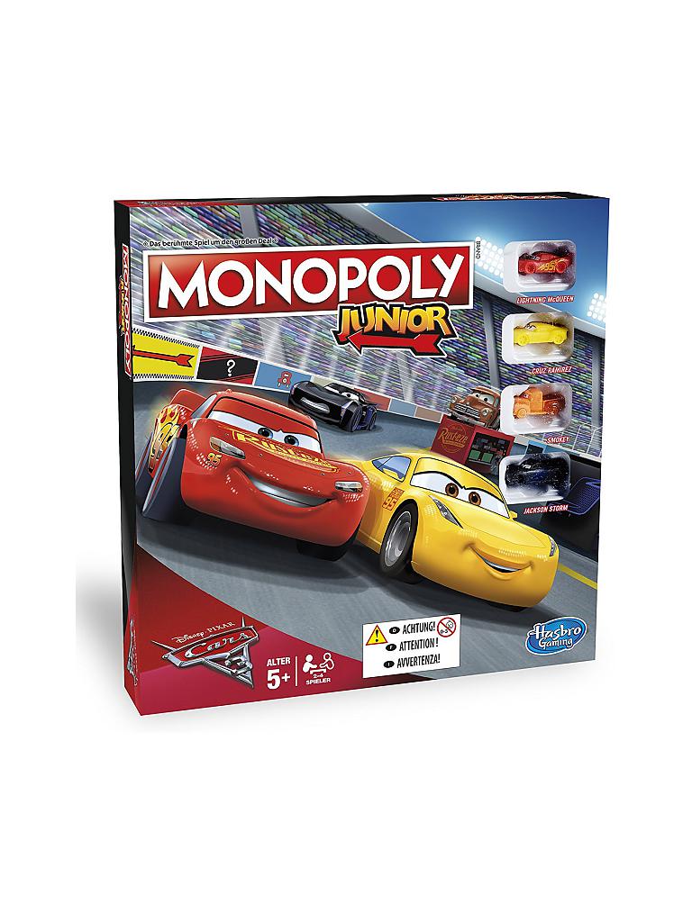 HASBRO | Monopoly Junior Cars 3 | keine Farbe