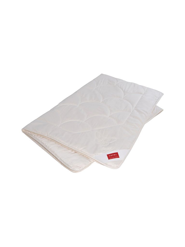 HEFEL Couette d'été Pure Silk 140x200cm (champagne) blanc
