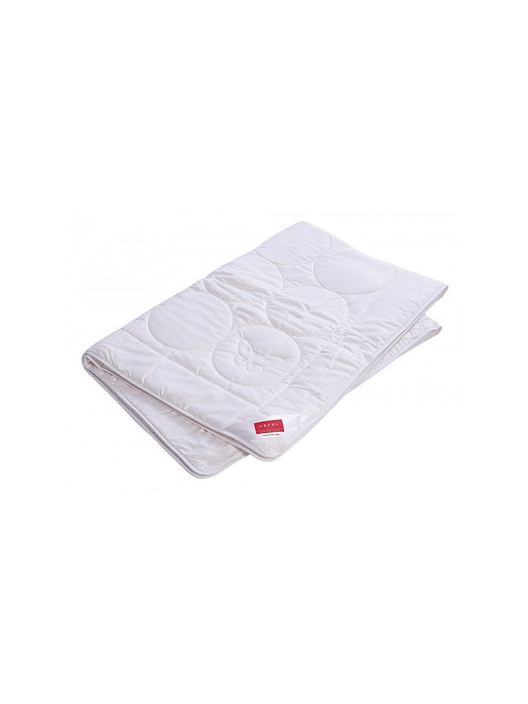 HEFEL Couette d'été Silk Dream 140x200cm 600g Blanc blanc