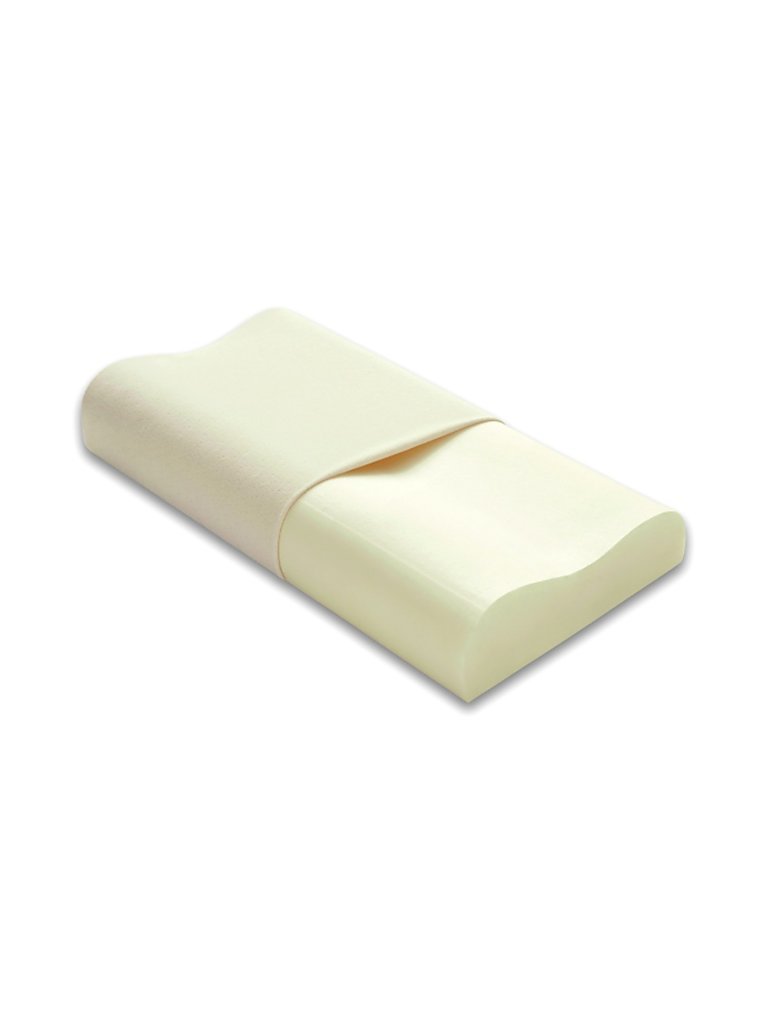 HEFEL Nackenstützkissen Memory M 30x50cm (Champagner) weiss