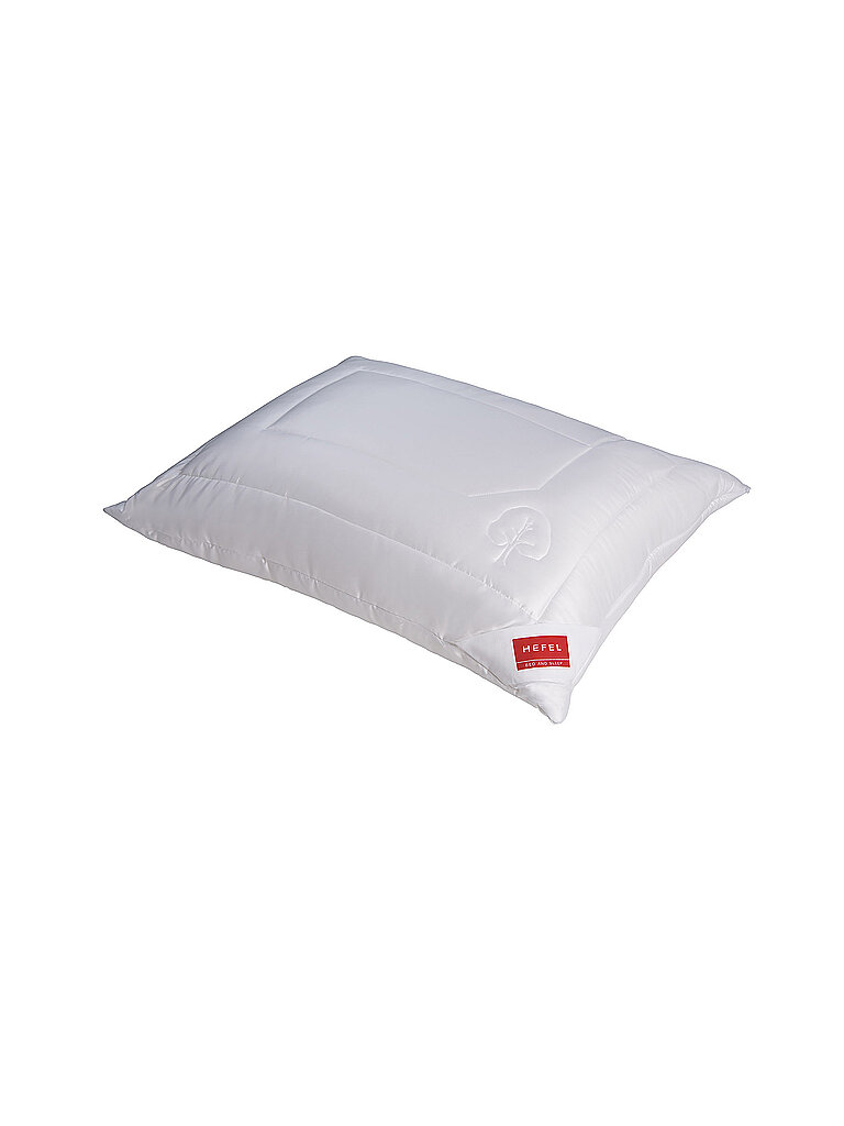 Naturfaserkissen HEFEL Klima Control Comfort Kissen in 40x80 cm 40x60 80x80 cm Kopfkissen Gr B H L 80 cm x 10 cm x 40 cm Tencel 1 St weiß Allergiker Kopfkissen Das Kissen das atmet Kein Schwitzen