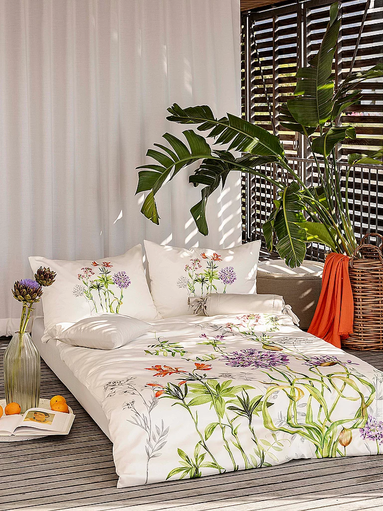 HEFEL Linge de lit Tencel Cannes 70x90cm / 140x200cm Ivoire blanc