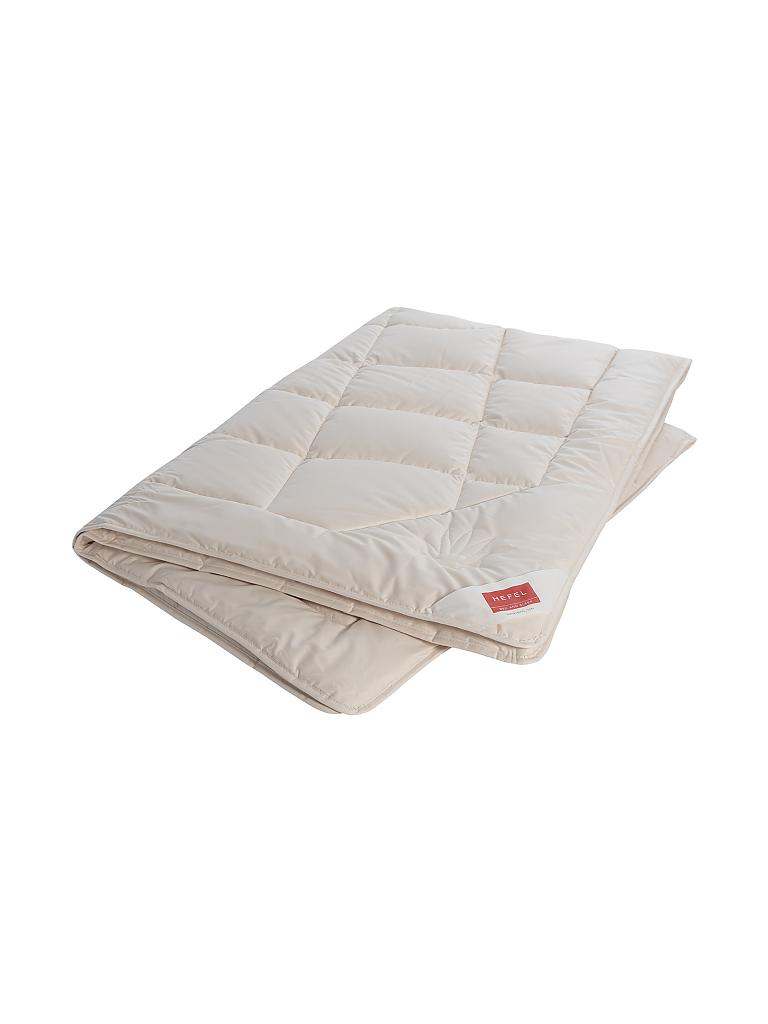 HEFEL | Ganzjahresdecke "Bio Hanf" 140x200cm (Natur) 1200g | creme