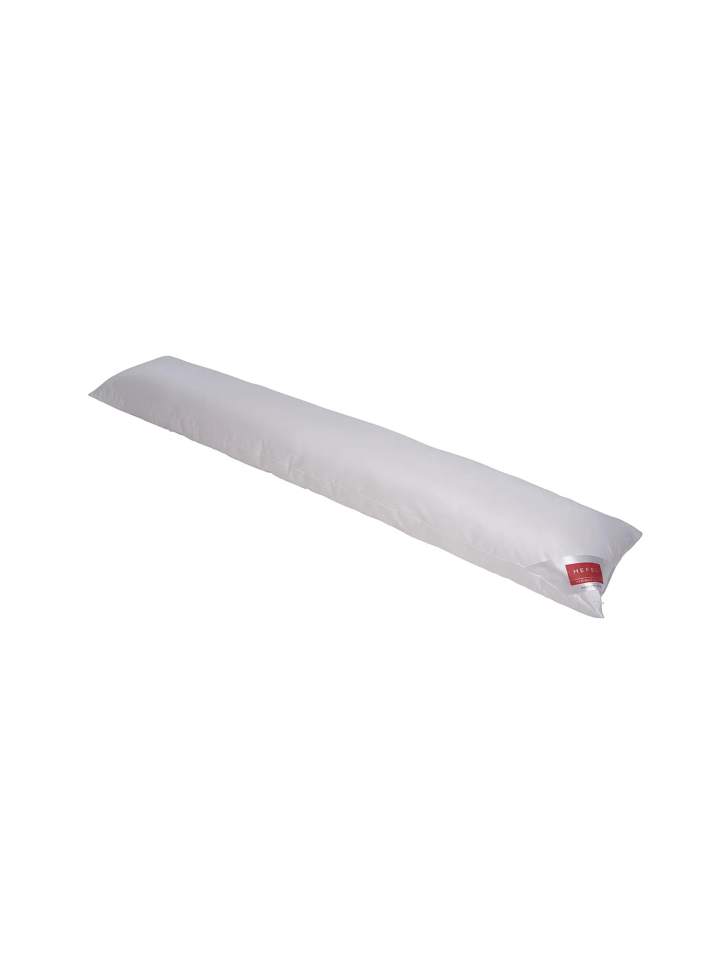 HEFEL | Seitenschläfer Kissen "Wellness Zirbe" 35x160cm (Wollweiss) | creme