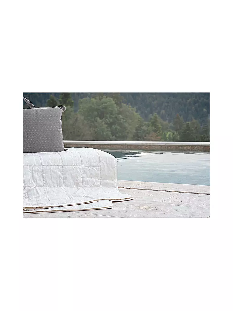 HEFEL | Sommerdecke 140x200cm TRAVELLITE OPULENCE | beige