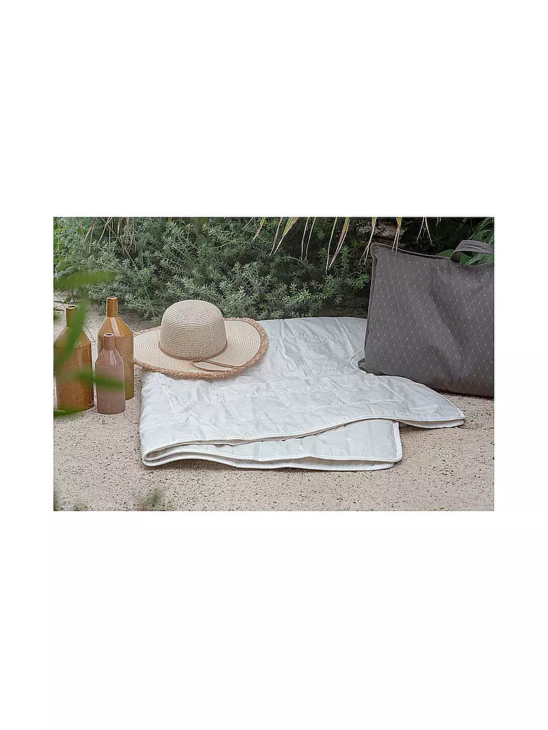 HEFEL | Sommerdecke 140x200cm TRAVELLITE OPULENCE | beige