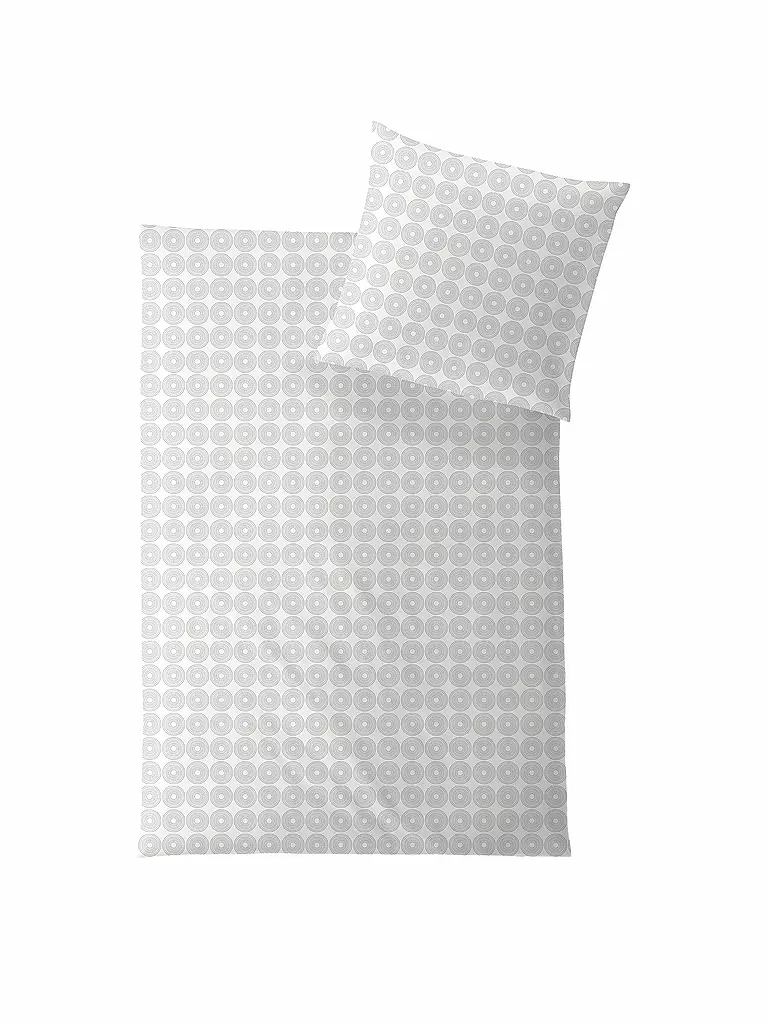 HEFEL | Tencel™ Bettwäsche "Vienna" 70x90cm/140x200cm | silber