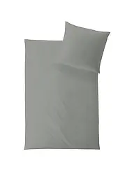 HEFEL | Tencel Bettwäsche 70x90cm / 140x200cm Silber | hellgrün