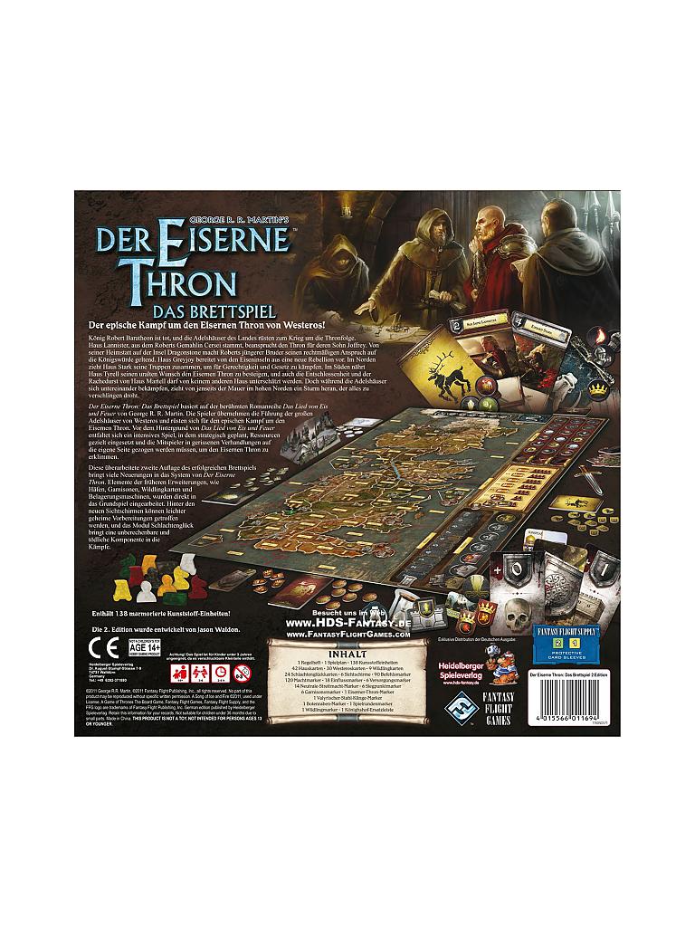 HEIDELBERGER SPIELEVERLAG | Brettspiel - Der eiserne Thron 2 Edition | keine Farbe