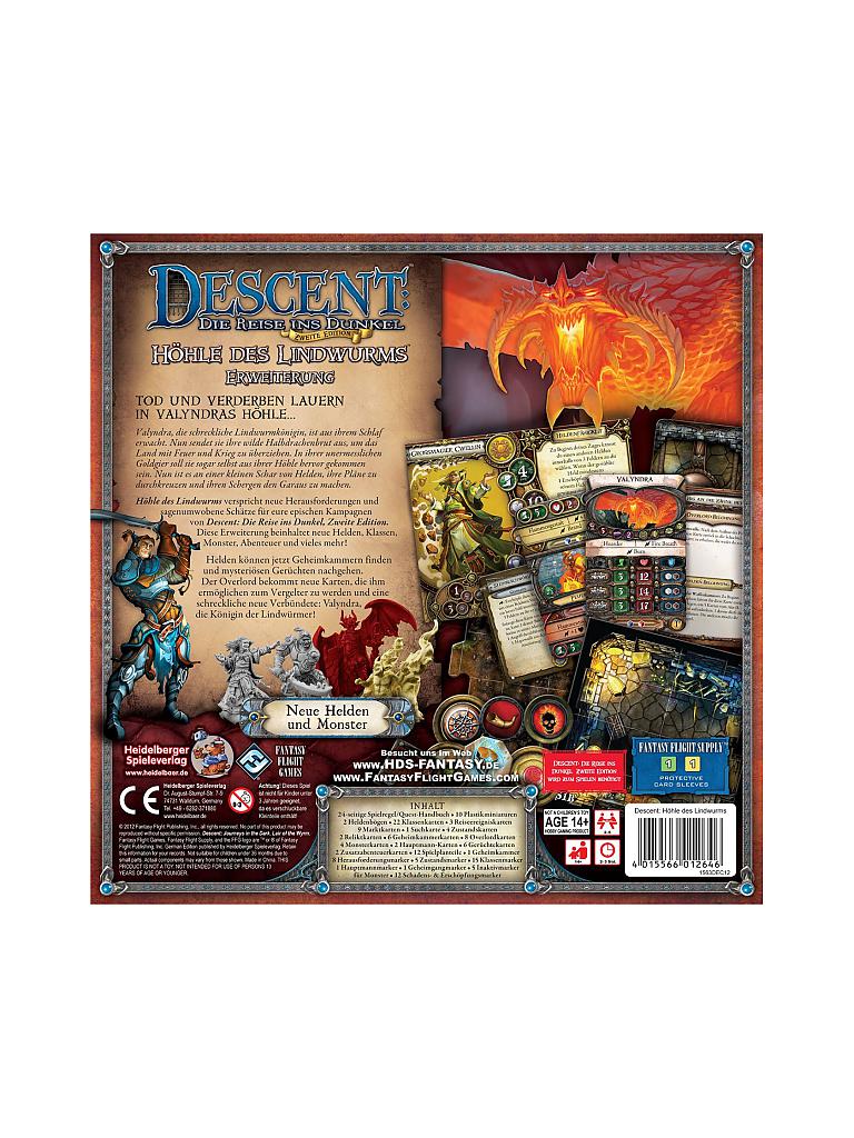 HEIDELBERGER SPIELEVERLAG | Descent 2nd Edition - Die Höhle des Lindwurms | keine Farbe