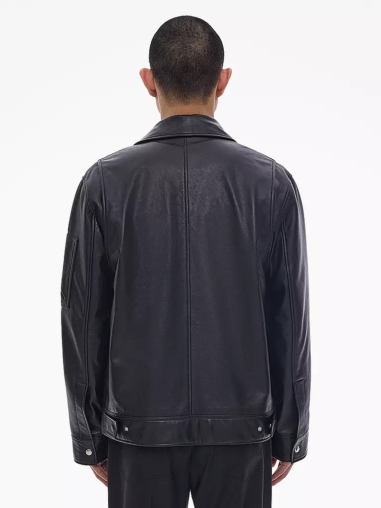 HELMUT LANG | Lederjacke | schwarz