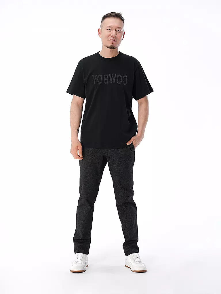 HELMUT LANG | T-Shirt COWBOY TECHNO | schwarz