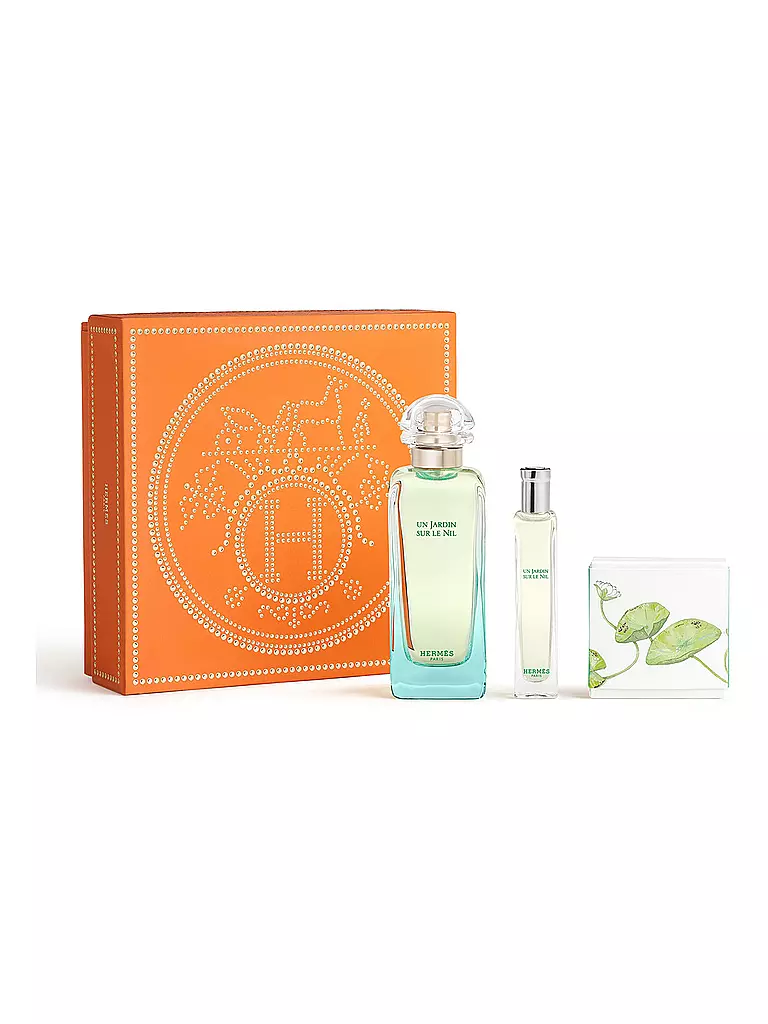 HERMÈS | Geschenkbox Un Jardin sur le Nil Eau de Toilette 100ml / 15ml  | keine Farbe