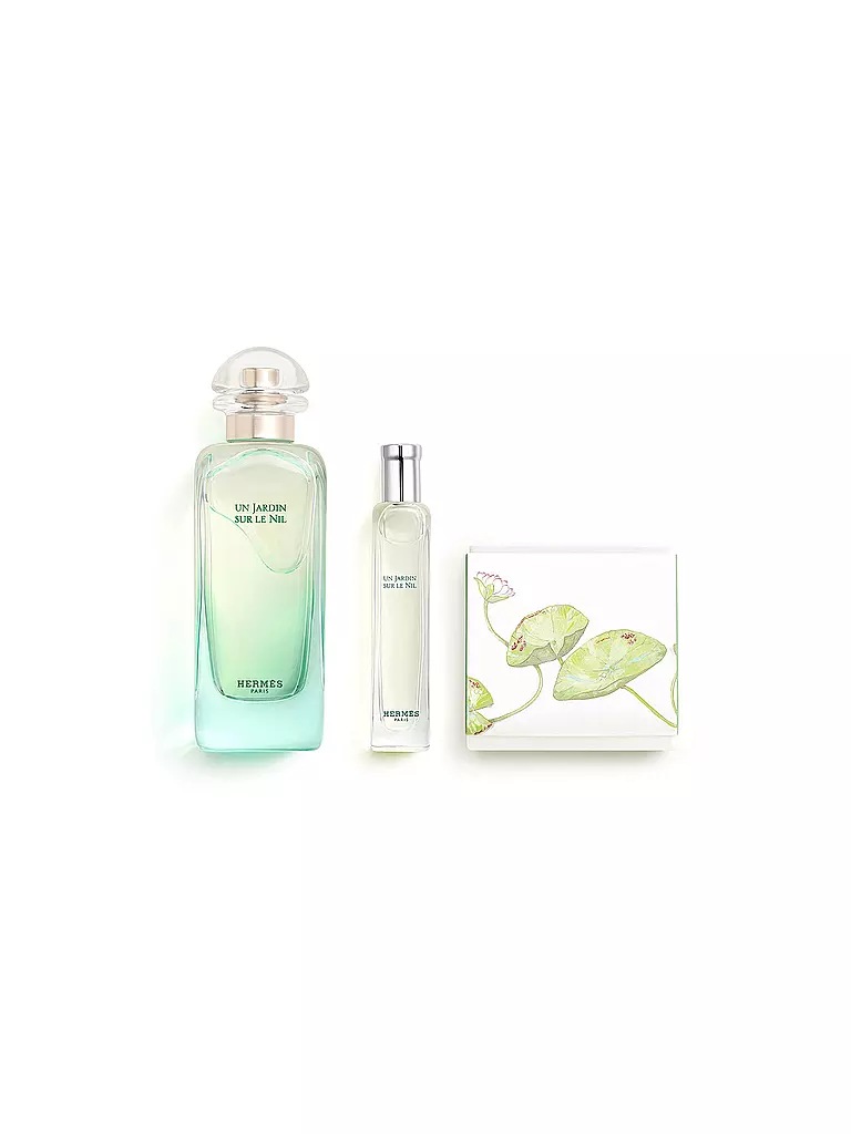 HERMÈS | Geschenkbox Un Jardin sur le Nil Eau de Toilette 100ml / 15ml  | keine Farbe