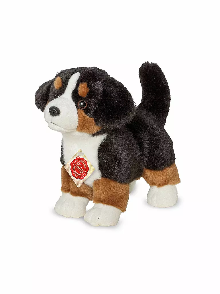 HERMANN TEDDY | Plüschtier - Berner Sennenhund Welpe stehend 23cm | braun