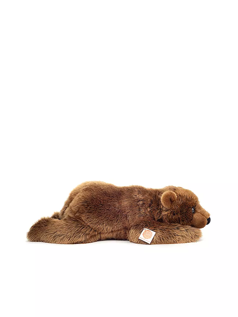 HERMANN TEDDY | Plüschtier - Braunbär liegend 45cm | braun