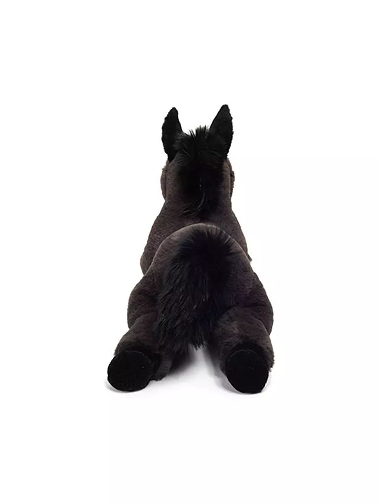 HERMANN TEDDY | Plüschtier - Esel liegend 34cm | schwarz