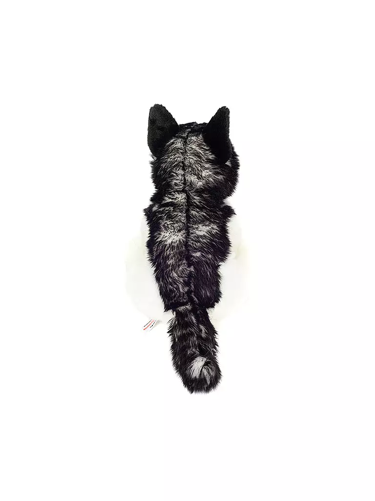 HERMANN TEDDY | Plüschtier - Husky sitzend 30cm | schwarz