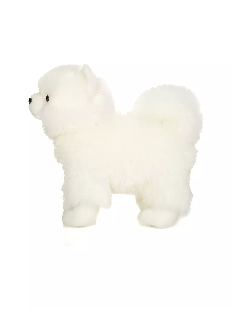 HERMANN TEDDY | Plüschtier - Zwergspitz weiß stehend 35 cm | keine Farbe
