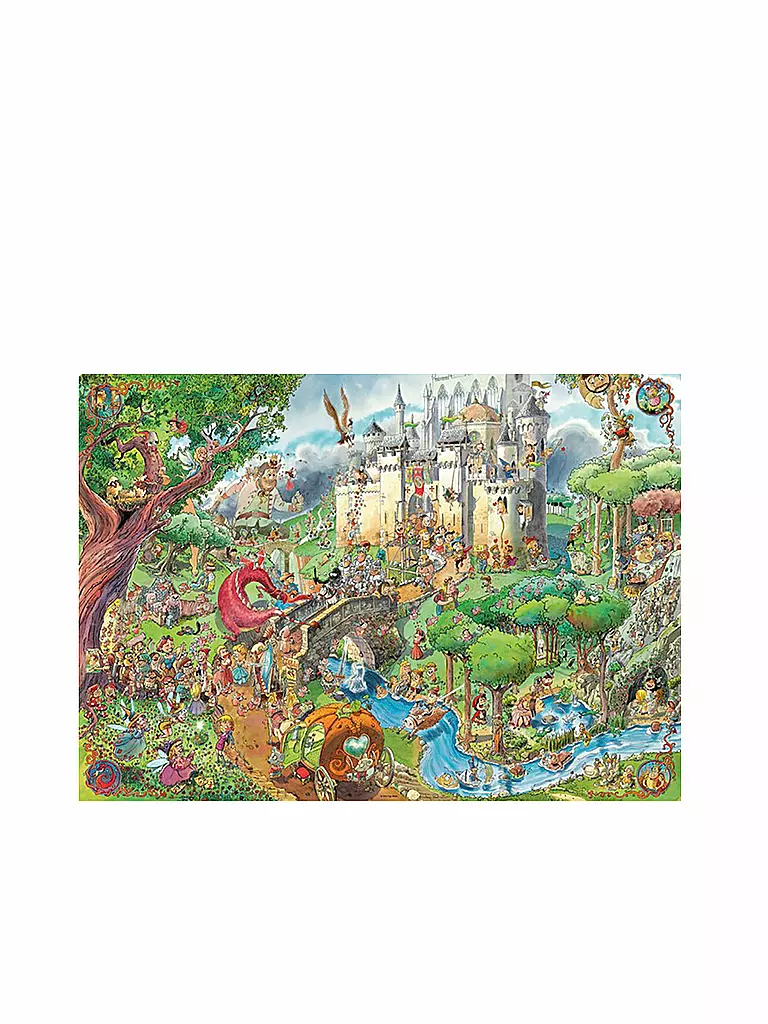 Castorland Beautiful Fairy Tales Puzzle – 4x Puzzle Mit 8, 12, 15 & 20 Teilen, Gesamtfläche 29x20 Cm, Für Kinder Ab 3 Jahren