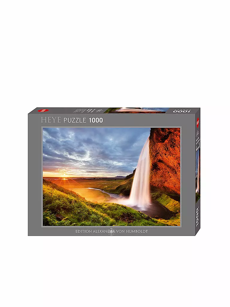 HEYE | Puzzle - Seljalandsfoss Waterfall 1000 Teile | keine Farbe