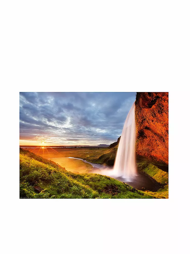 HEYE | Puzzle - Seljalandsfoss Waterfall 1000 Teile | keine Farbe