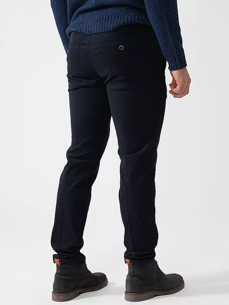 HILTL | Chino TRENTO Slim Fit | blau