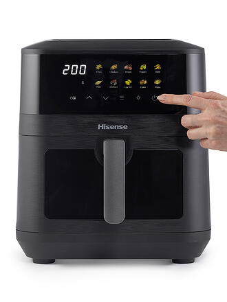 HISENSE | Heißluftfritteuse 2100 W 7,7l Schwarz
