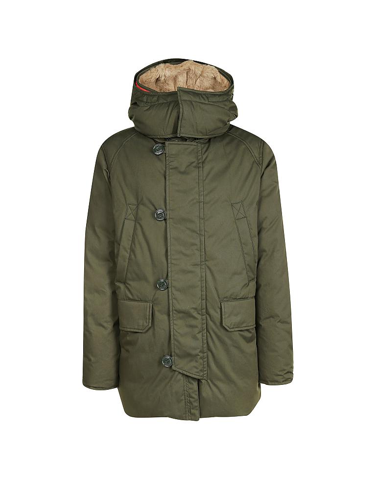 HOLUBAR | Parka mit Steiff-Teddyfutter "Boulder" | olive