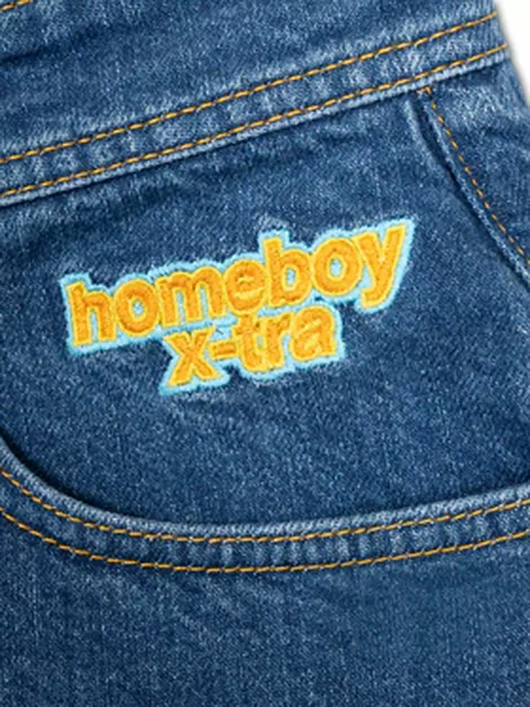 HOMEBOY | Jeansshorts X-TRA BAGGY | blau