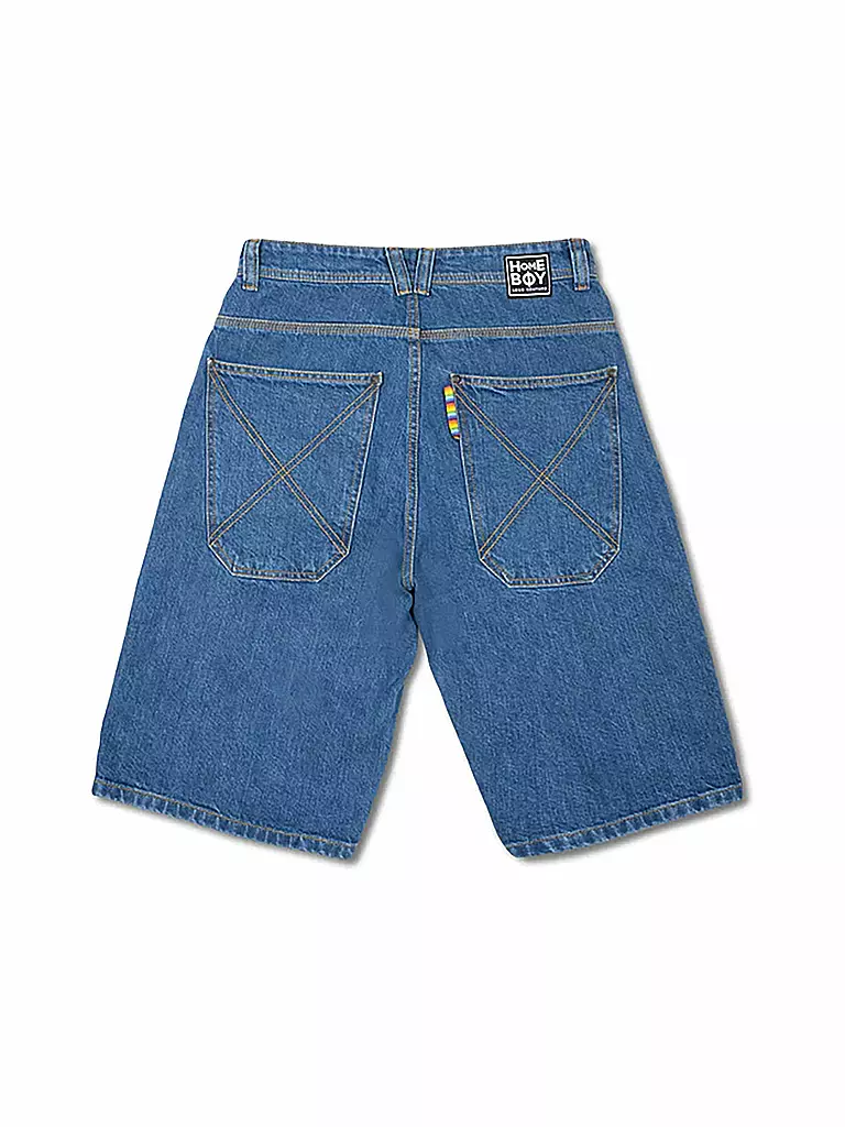 HOMEBOY | Jeansshorts X-TRA BAGGY | blau