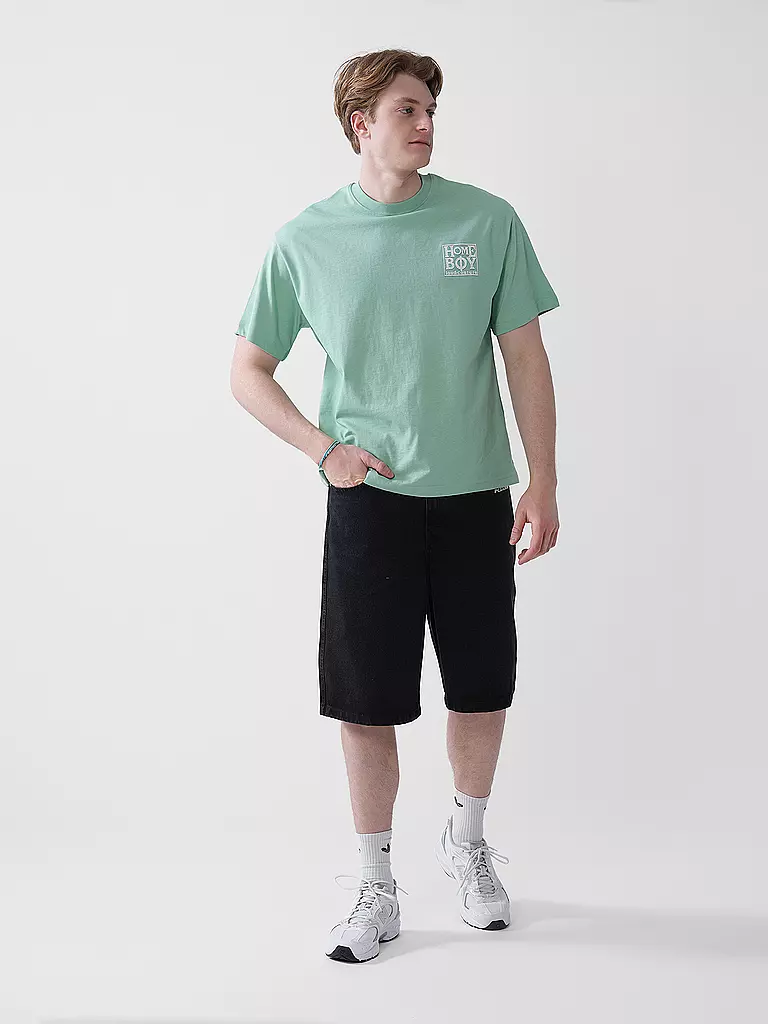 HOMEBOY | T-Shirt  OLD SCHOOL | hellgrün