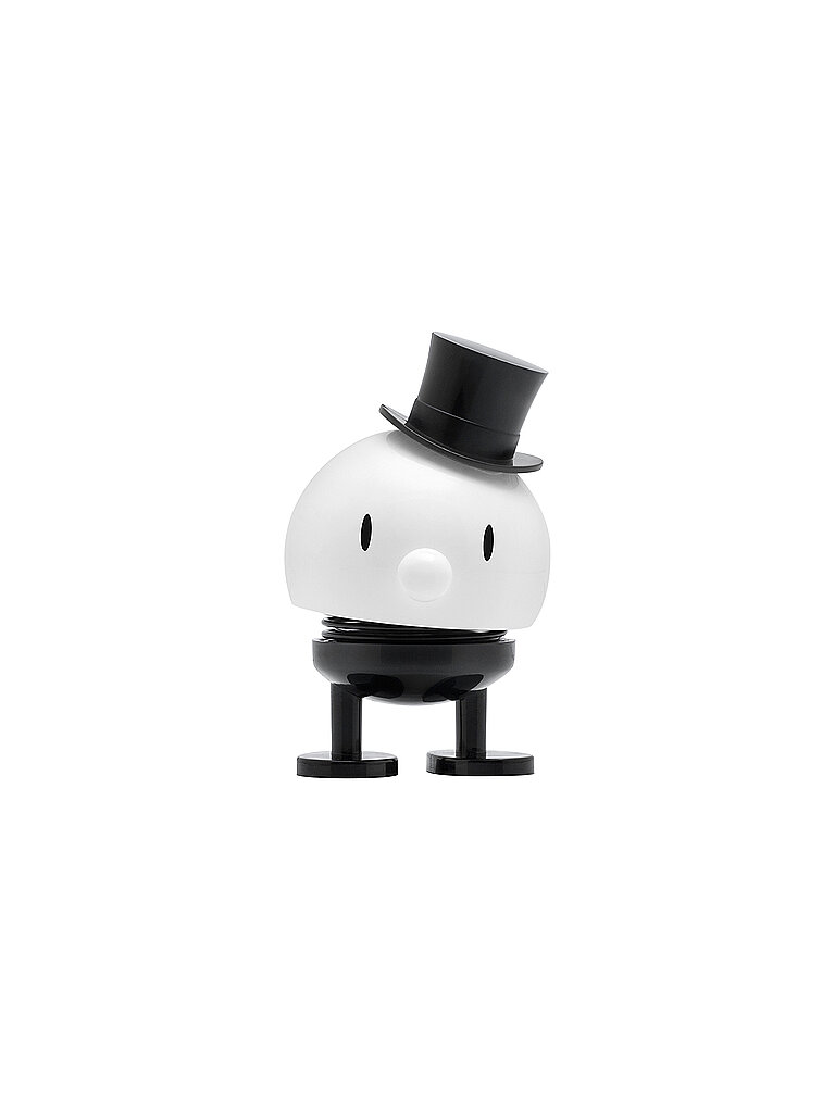 Hoptimist Groom, Bräutigam Figur, Deko Hochzeit & Glücksbringer, Hochzeitsfiguren, Hochzeitsdeko aus Holz, Schöne und Lustige Geschenkidee zu Hochzeiten, 4,5 x 5,9 x 8,4 cm, Small, Schwarz