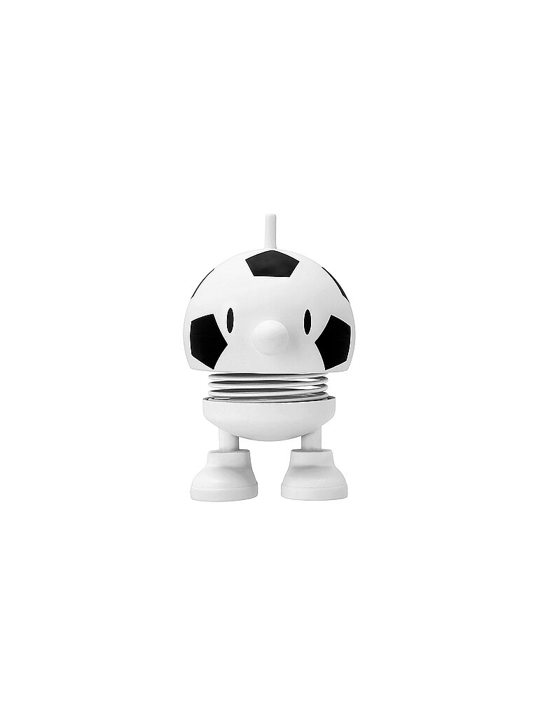 HOPTIMIST Dekofigur 7,6cm FUSSBALL BUMBLE S Weiss weiss