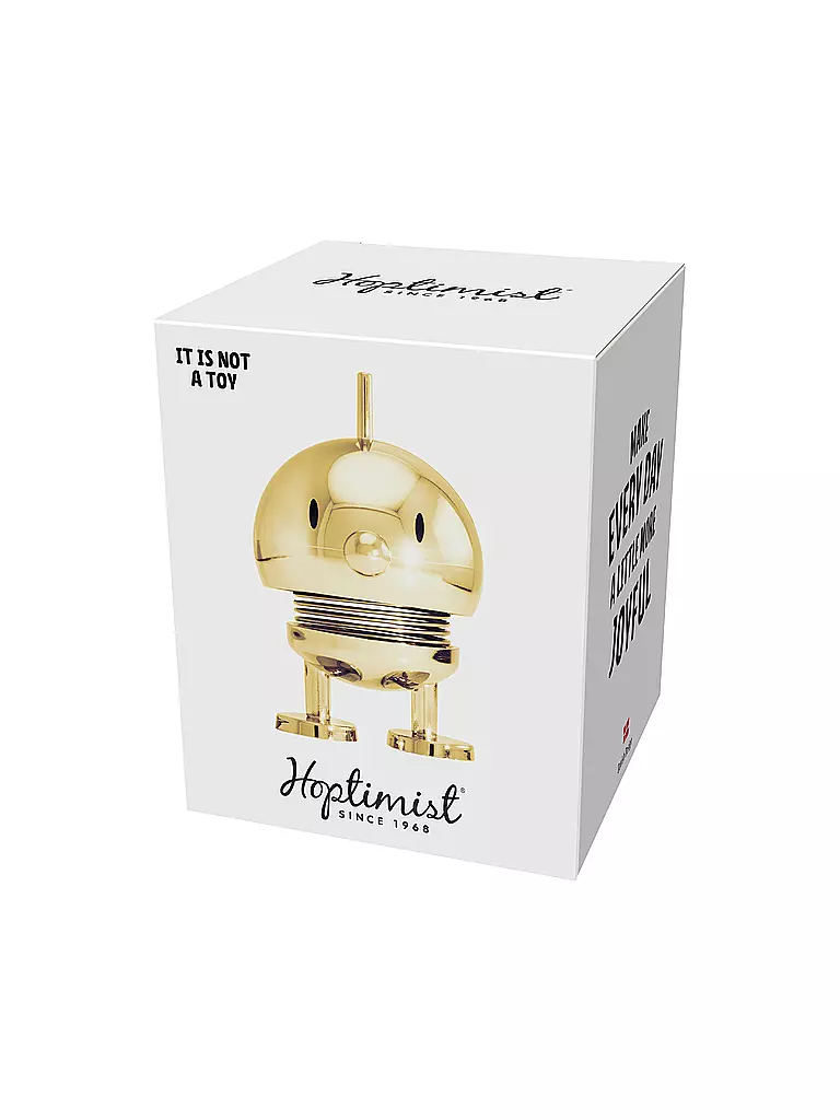 HOPTIMIST | Dekofigur Classic Bumble 7,6cm Gold | gold