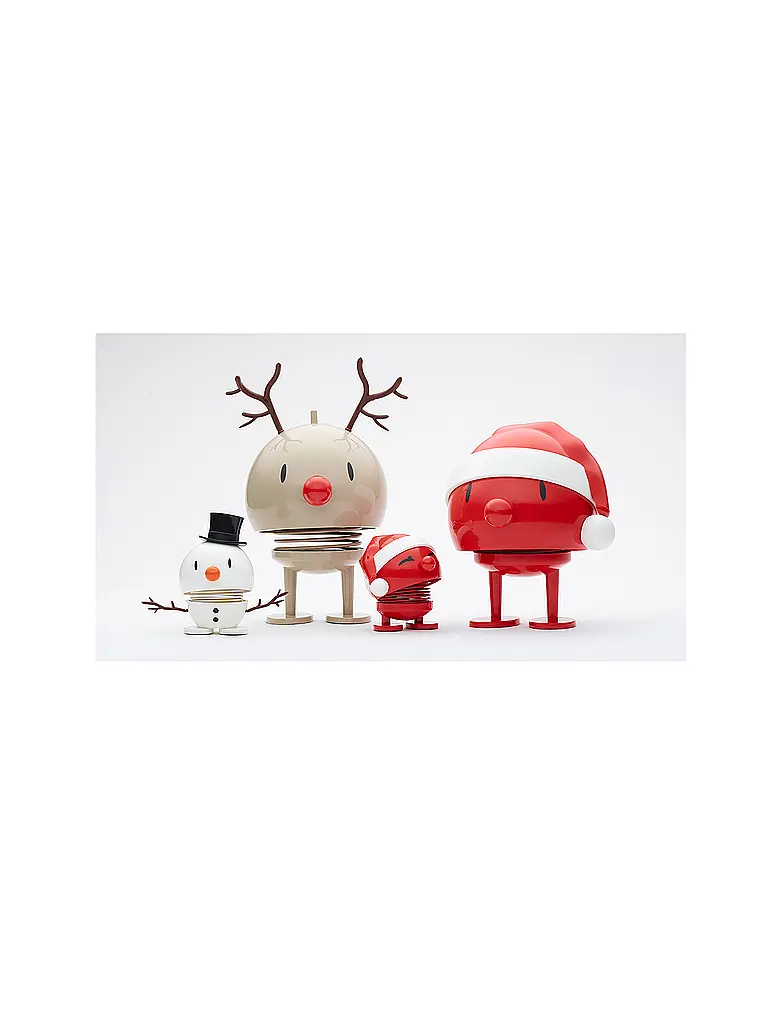 HOPTIMIST | Dekofigur Classic Bumble Snowman 7,8cm White | weiss