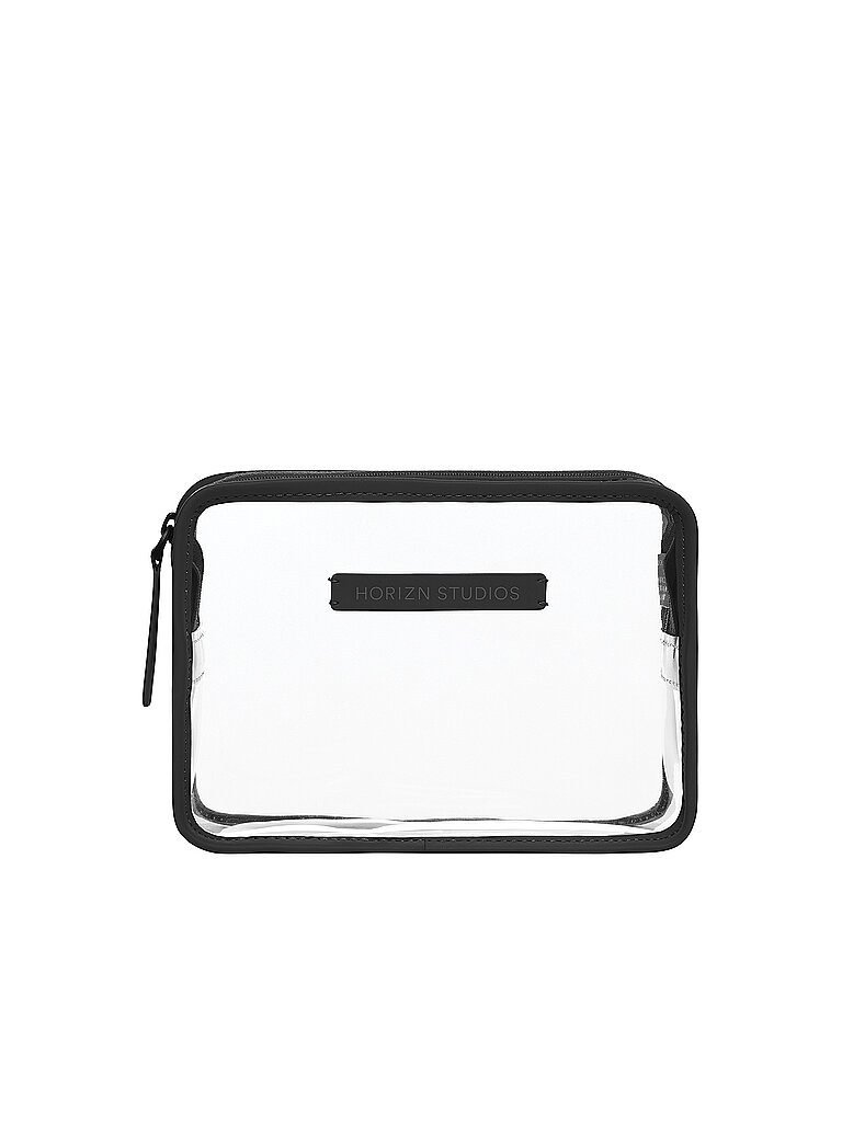 HORIZN STUDIOS Kulturbeutel PVC Patch Zipper schwarz