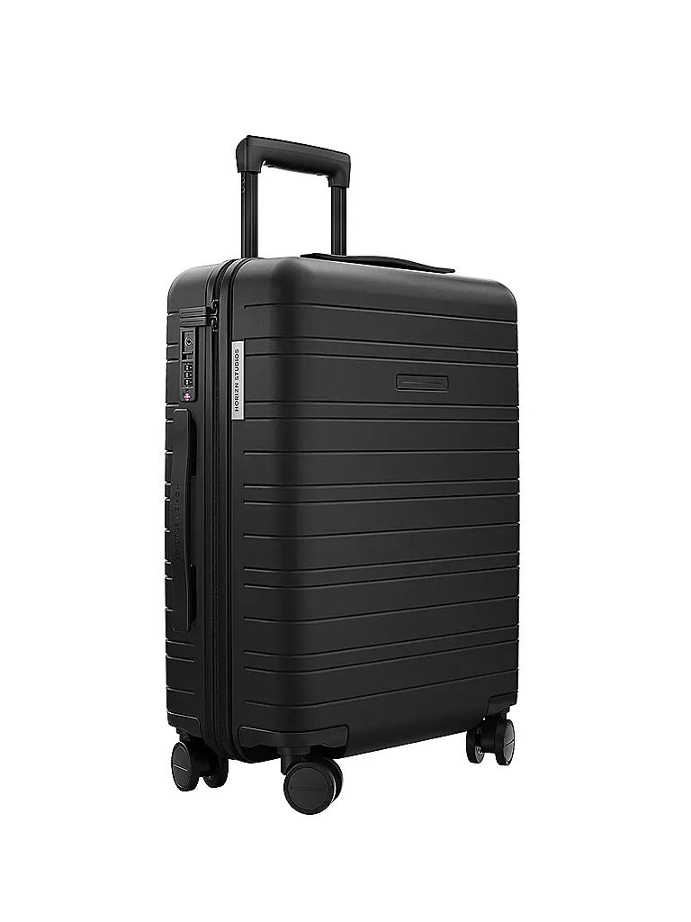 HORIZN STUDIOS | Handgepäck Trolley H5 ESSENTIAL 55cm All Black | schwarz