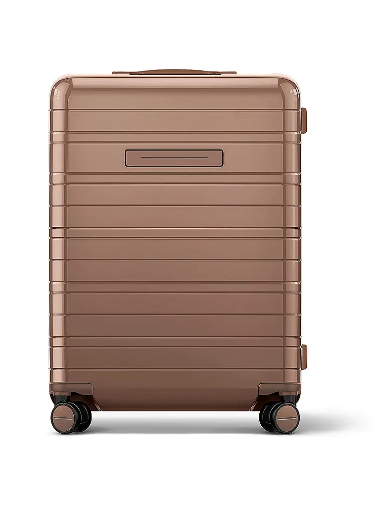 HORIZN STUDIOS | Trolley H6 RE Check-In Reisekoffer 64cm glossy mocha | Hellbraun