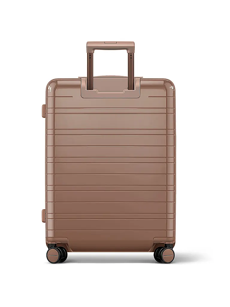 HORIZN STUDIOS | Trolley H6 RE Check-In Reisekoffer 64cm glossy mocha | Hellbraun