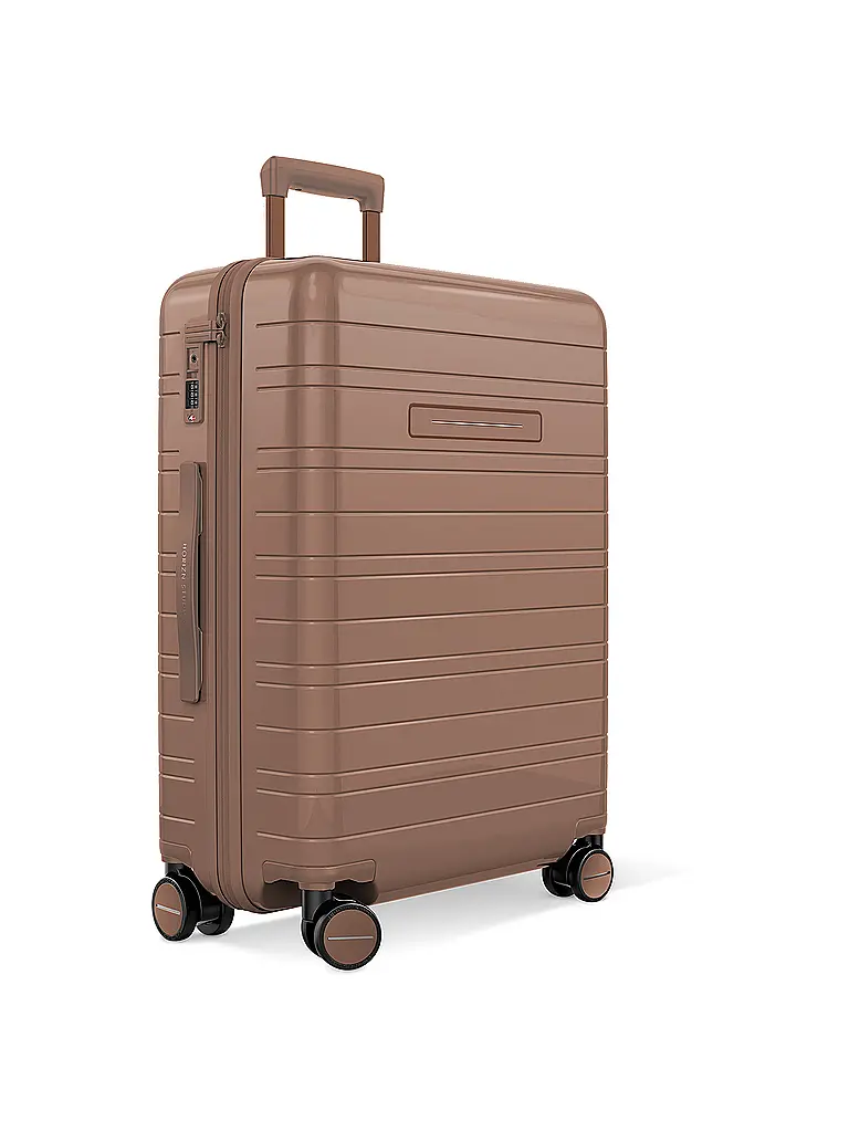 HORIZN STUDIOS | Trolley H6 RE Check-In Reisekoffer 64cm glossy mocha | Hellbraun