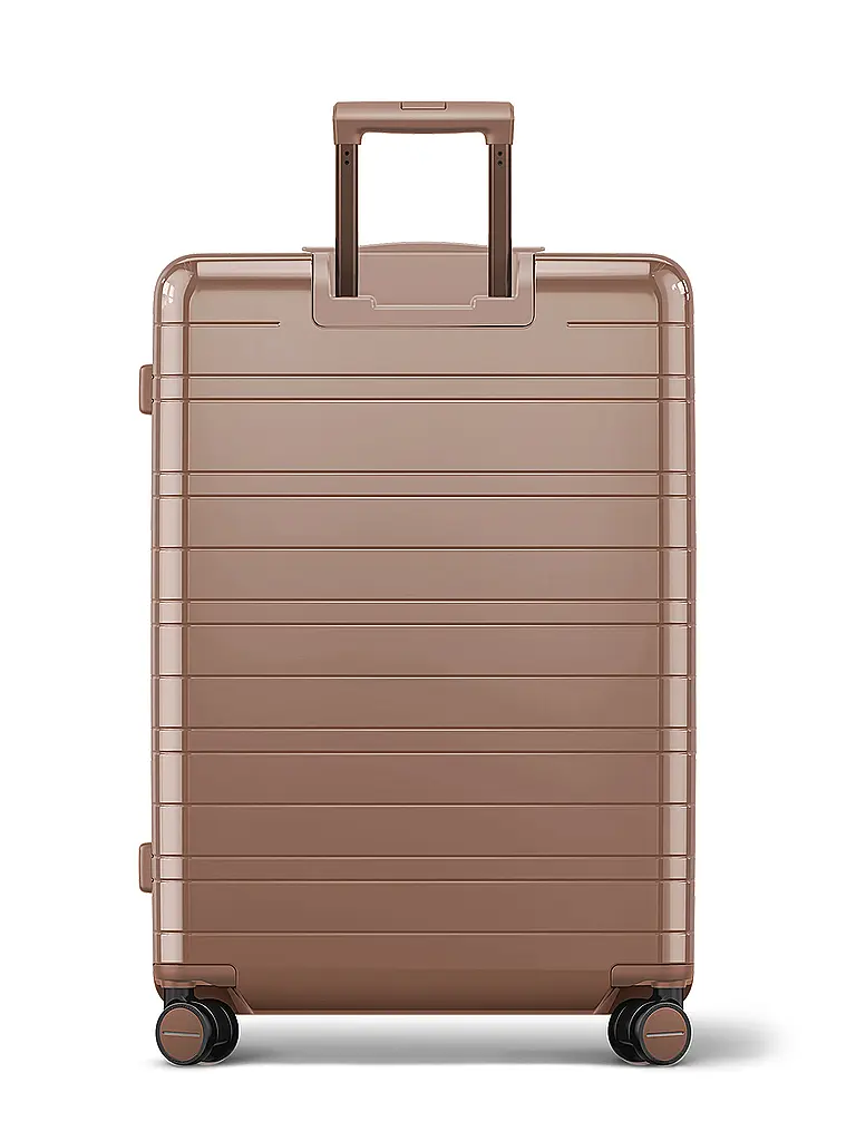 HORIZN STUDIOS | Trolley H7 RE Check-In Reisekoffer 77cm glossy mocha | Hellbraun