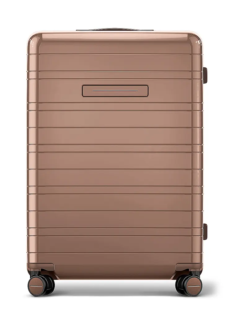 HORIZN STUDIOS | Trolley H7 RE Check-In Reisekoffer 77cm glossy mocha | Hellbraun