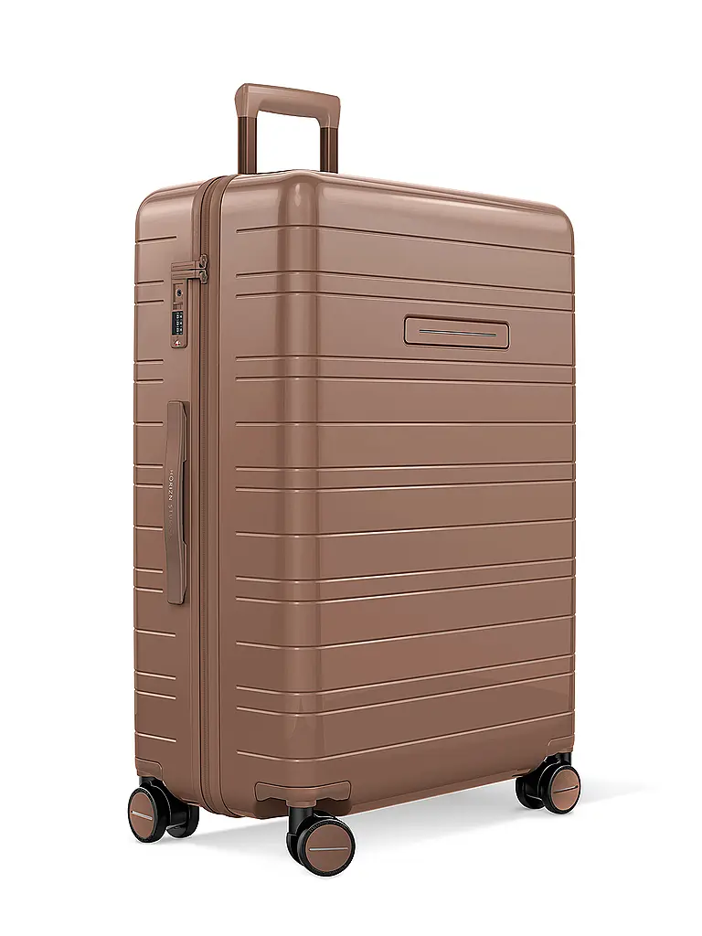 HORIZN STUDIOS | Trolley H7 RE Check-In Reisekoffer 77cm glossy mocha | Hellbraun